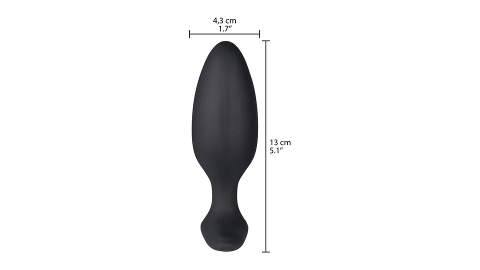 Lovense Hush 2 (Medium): anmeldelse: Sinfuls målskitse: 13 cm lang og 4,3 cm bred