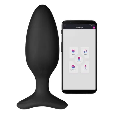 Analplug sammenligning: Lovense Hush 2 (medium) på hvid baggrund