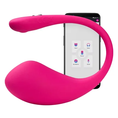 Vibrator sammenligning: Lovense Lush 3 på hvid baggrund