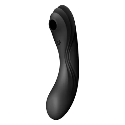 Klitorisstimulator sammenligning: Satisfyer Curvy Trinity 4 på hvid baggrund