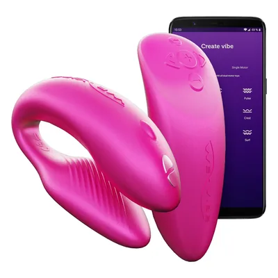 Vibrator sammenligning: We-Vibe Chorus på hvid baggrund