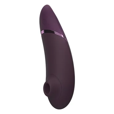 Klitorisstimulator sammenligning: Womanizer Next på hvid baggrund